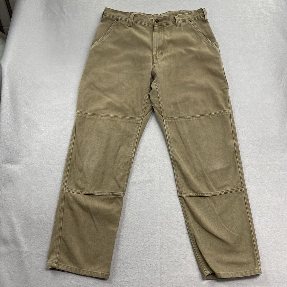 Patagonia Pants Mens 36 Beige Iron Forge Double Knee Canvas Work Outdoors